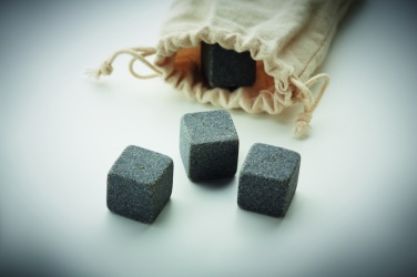 Logotrade promotional gifts photo of: 4 stone ice cubes in  pouch